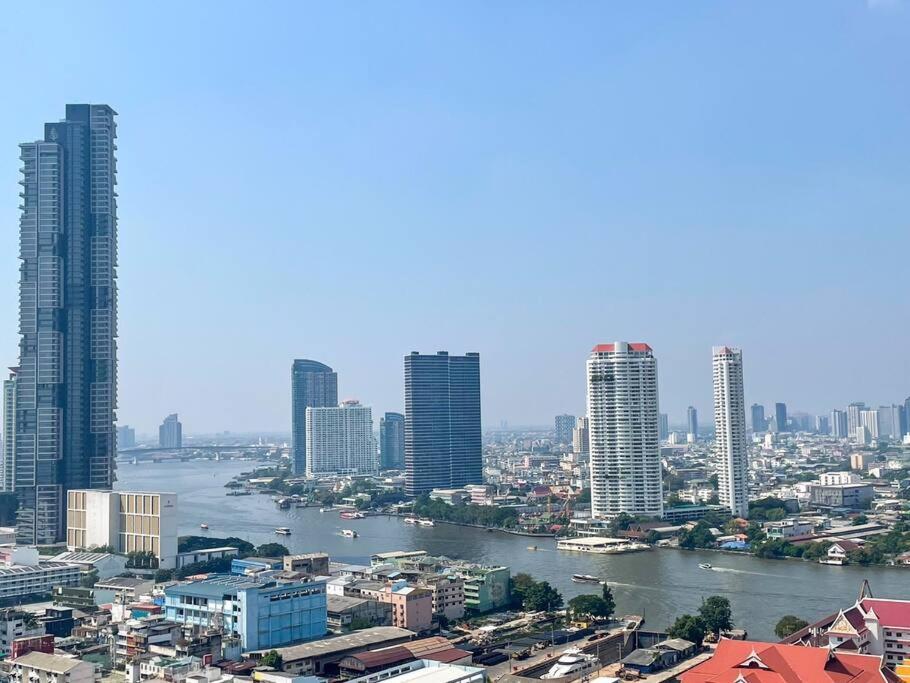 방콕 Luxurious Downtown River View Chao Phraya River 아파트 외부 사진